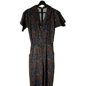 Women’s Free People Dazey LA Prismatic Bodies Retro Jumpsuit